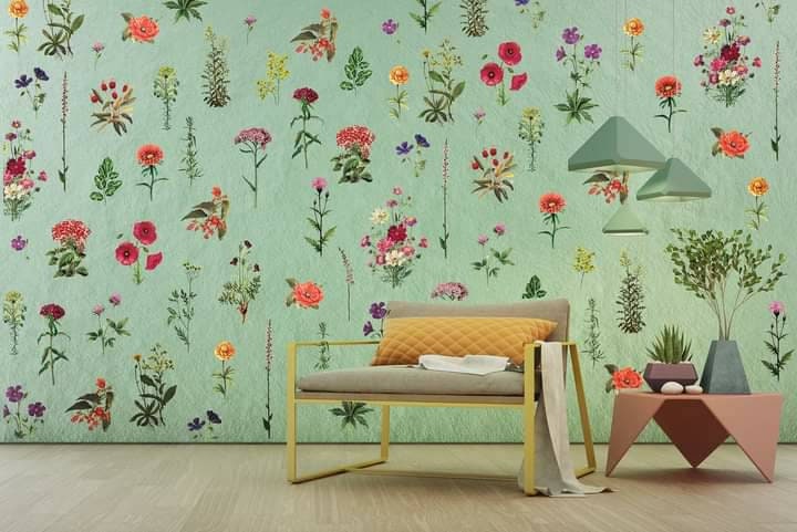 Rub on Furniture Transfer, Flower Furniture Decal, Redesign with Prima, Floral Collection 24" x35"