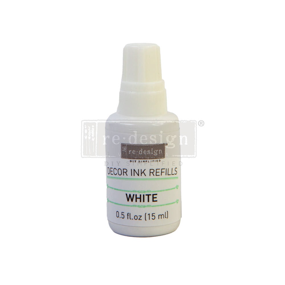Redesign with Prima White Ink refill
