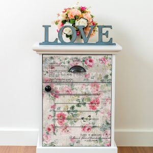 Redesign with Prima Decoupage Decor tissue Paper - Floral Wallpaper 19"x30 - Same Day Shipping!
