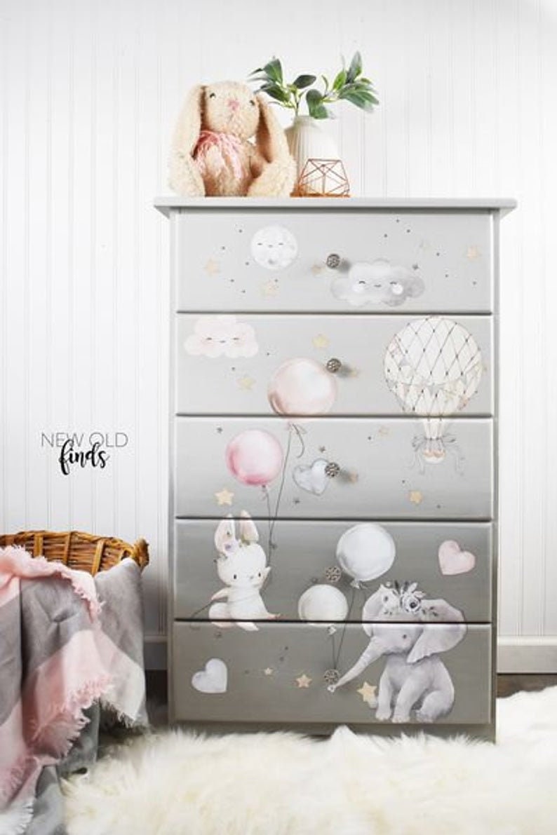 Rub on Furniture Transfer, Furniture Decal, Redesign with Prima, Sweet Dreams 24" x35"