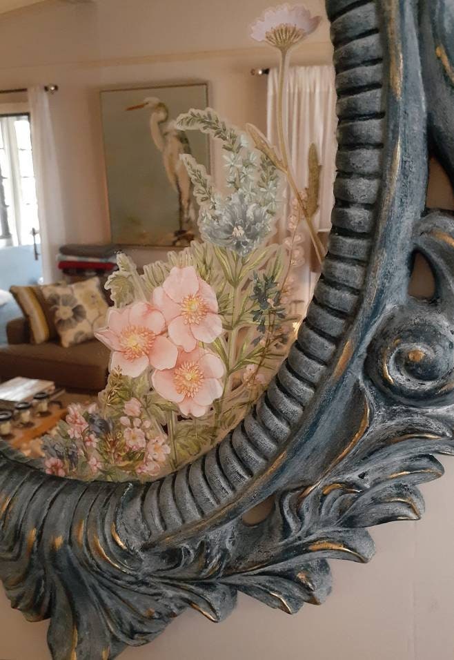 New - Botanical Paradise - Redesign with Prima - Rub on Furniture Small Transfer - Same day Shipping!