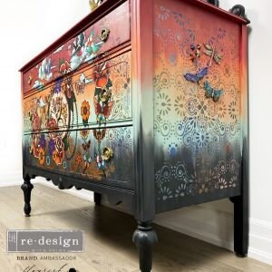 New! Rub on Furniture Transfer, Furniture Decal, Redesign with Prima, CeCe - Inked Flash