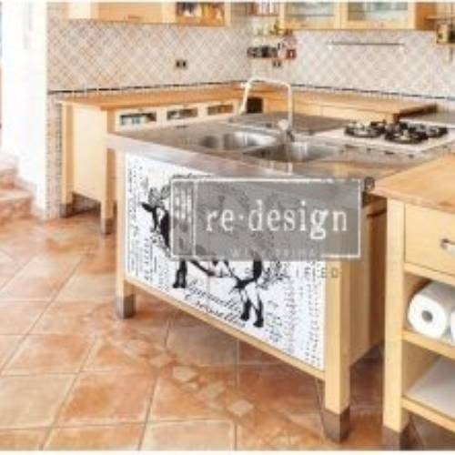 Rub on Furniture Transfer, Farmhouse Decal, Redesign with Prima, Farm Delights 24" x35"