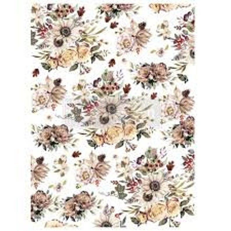 Rub on Furniture Transfer, Furniture Decal, Redesign with Prima, Sunflower Farms 23" x30"