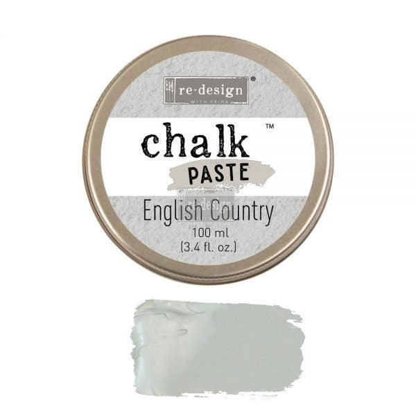 Chalk Paste - ENGLISH COUNTRY - Re-Design with Prima - for Stenciling Silk Screening and More