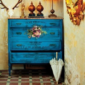 NEW! Rub on Furniture Transfer, Furniture Decal, Redesign with Prima, BEAUTIFUL SUNSHINE - 24" x35"