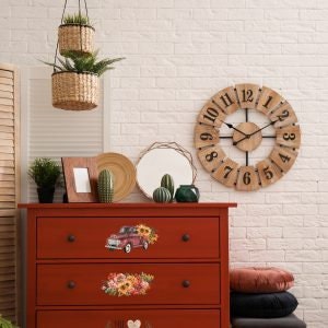 New! - AUTUMN ESSENTIALS - Redesign with Prima - Rub on Small Transfer for furniture or flower decal 18" x 12"