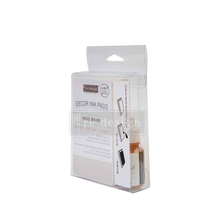 NEW! Redesign with Prima - Rose Beige - Ink Pad - 10ml Bottle Plus Dry Ink Pad