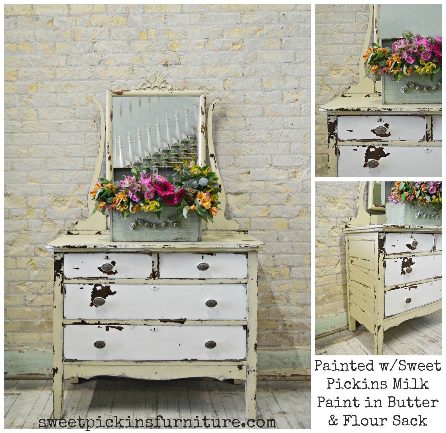 Sweet Pickins Milk Paint - A Sweet Creamy Butter Color - BUTTER