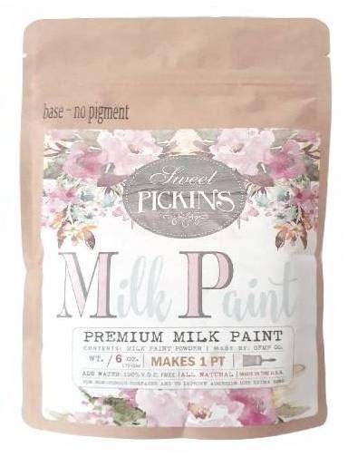 Sweet Pickins Milk Paint - No pigment - Colorless - Add Your Own Color - COLORLESS BASE