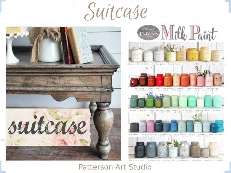Sweet Pickins Milk Paint -A Driftwood Grey Brown - SUITCASE