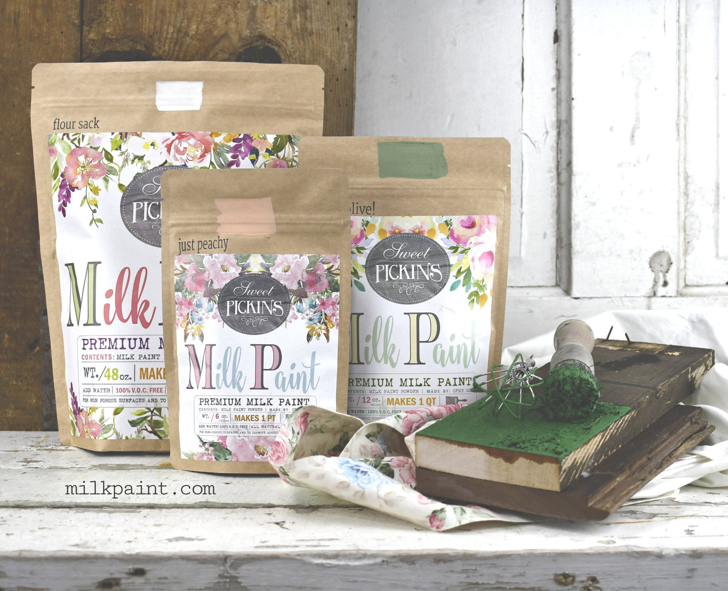 Sweet Pickins Milk Paint - A Forest Green - Basil