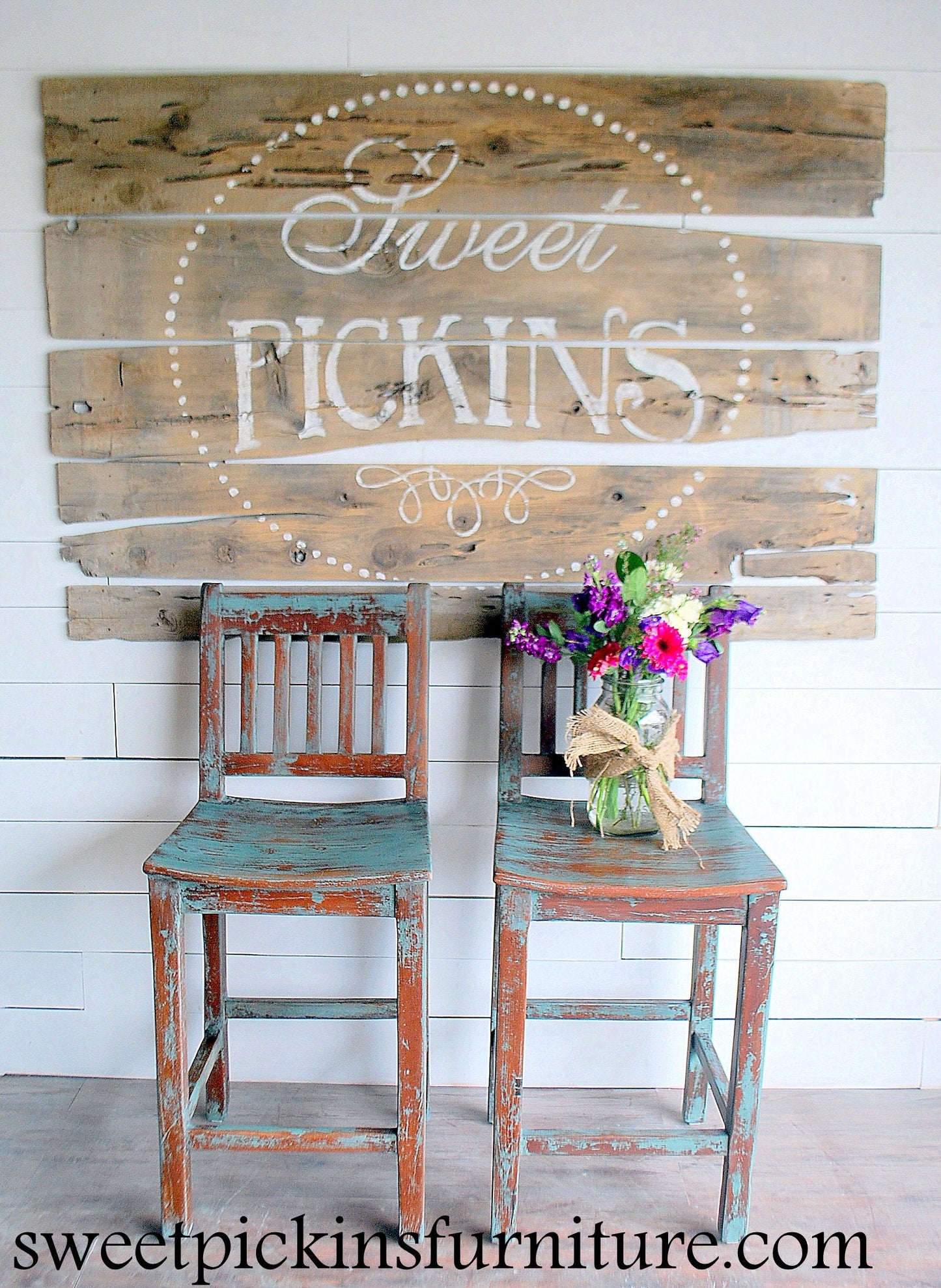 Sweet Pickins Milk Paint - A muted Blue/Green - OCEAN