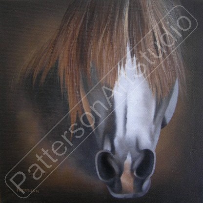 Horse Art Print decor, From Original Painting.