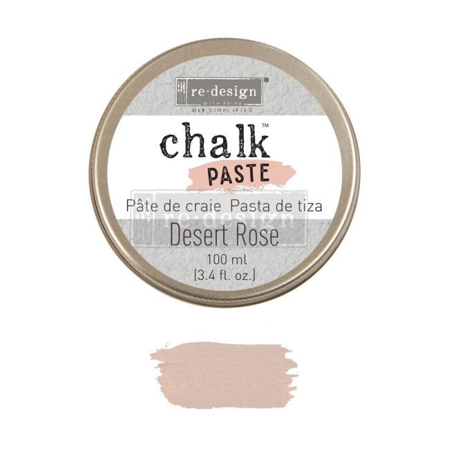 Chalk Paste - DESERT ROSE - Re-Design with Prima - for Stenciling  Silk Screening and More