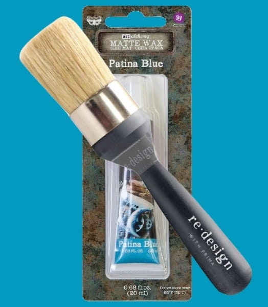 Redesign with Prima - Natural Bristle - 1.5" PAINT/WAX BRUSH - Round