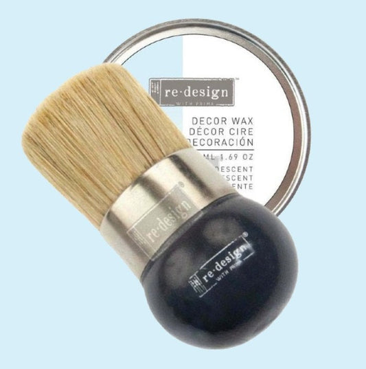 Redesign with Prima - Natural Bristle - 2" WAX or STENCIL BRUSH - 2" Diameter