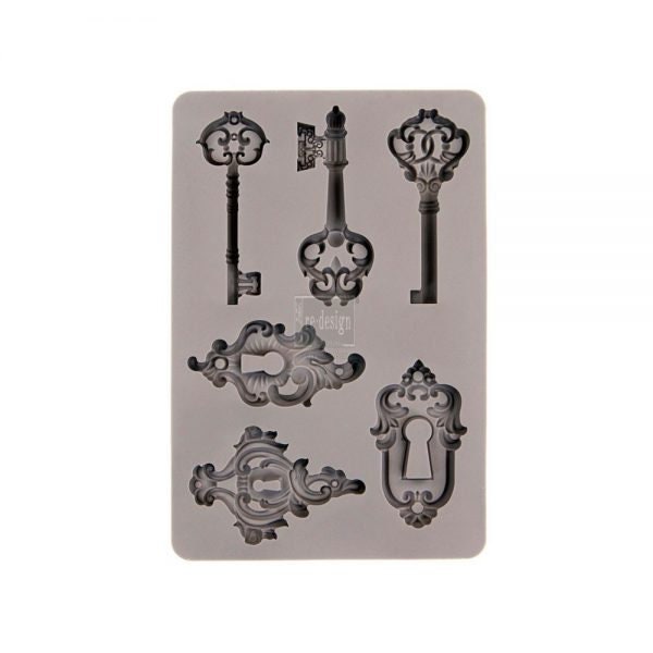 Silicone Mold - Redesign with Prima Mold 4"x6" Silicone Decor Mould Keys