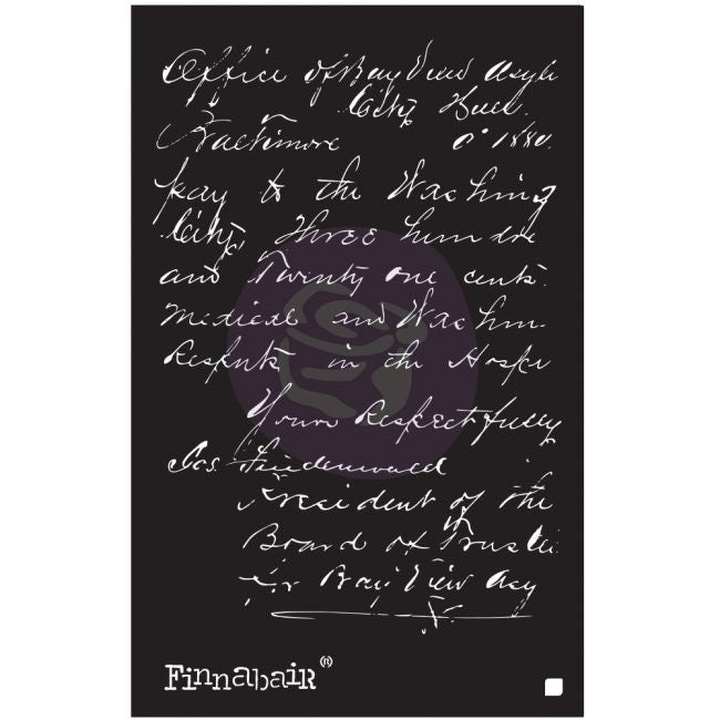 Redesign with Prima Reusable Furniture Decor Stencil by Finnabair Read My Letter 6"x 9"