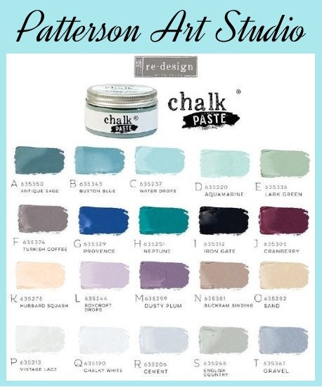 Chalk Paste - DESERT ROSE - Re-Design with Prima - for Stenciling  Silk Screening and More