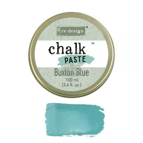 Chalk Paste - Buxton Blue - Re-Design with Prima - for Stenciling  Silk Screening and More