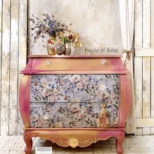 Redesign with Prima Decoupage Decor tissue Paper Lavender Fleur 19"x30"