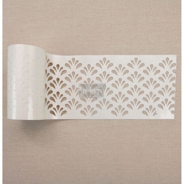 Redesign with Prima - Reusable Furniture Stick and Style Decor Stencil Roll - Eastern Fountain 4" x 15 yards