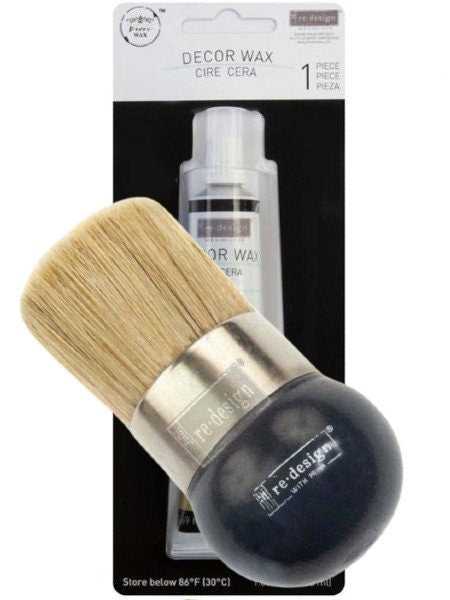 Redesign with Prima - Natural Bristle - 2" WAX or STENCIL BRUSH - 2" Diameter