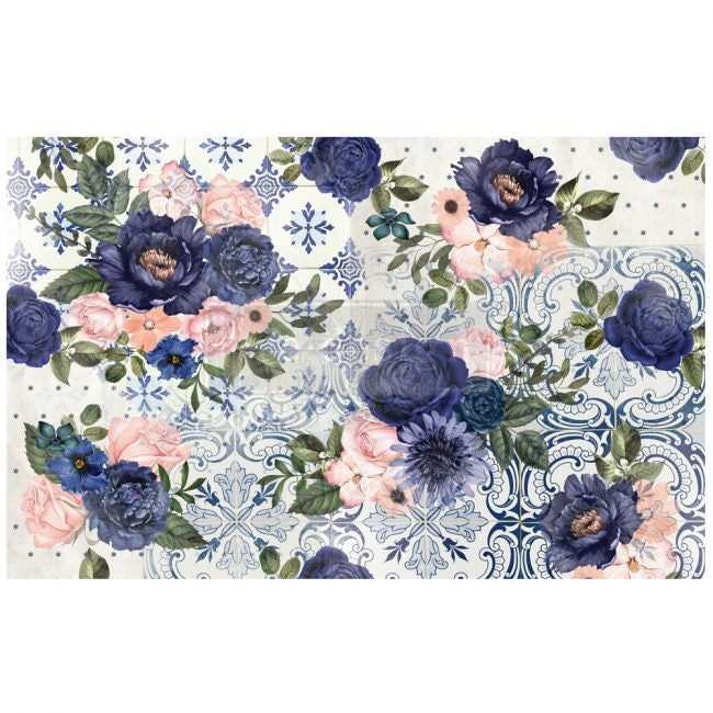 Redesign with Prima Decoupage Floral Decor Tissue Paper Fancy Essence 19" x 30"