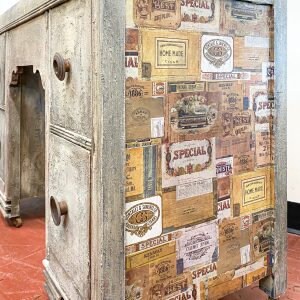 Rub on Furniture Transfer, Furniture Decal, Redesign with Prima,  Vintage Cigar Box 22" x32"