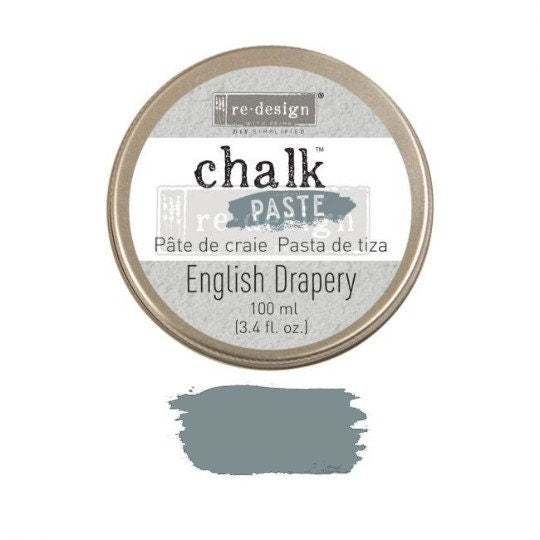 Chalk Paste - ENGLISH DRAPERY - Re-Design with Prima - for Stenciling  Silk Screening and More