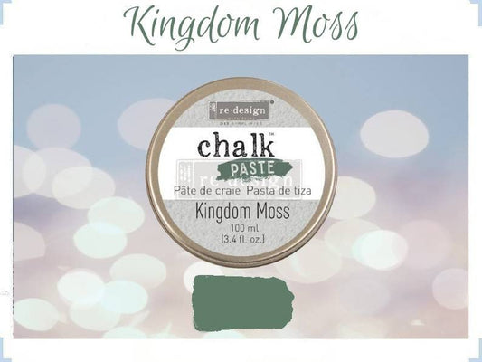 Chalk Paste - KINGDOM MOSS - Re-Design with Prima - for Stenciling Silk Screening and More