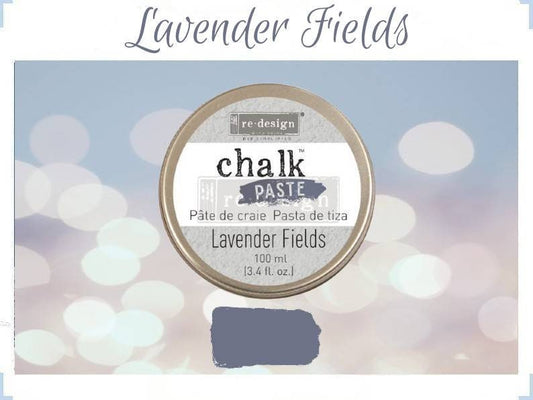 Chalk Paste - LAVENDER FIELDS - Re-Design with Prima - for Stenciling Silk Screening and More