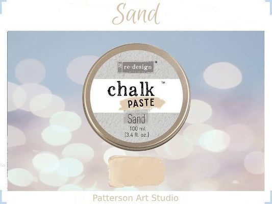 Chalk Paste - SAND - Re-Design with Prima - for Stenciling Silk Screening and More
