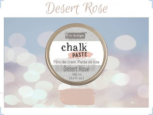 Chalk Paste - DESERT ROSE - Re-Design with Prima - for Stenciling  Silk Screening and More