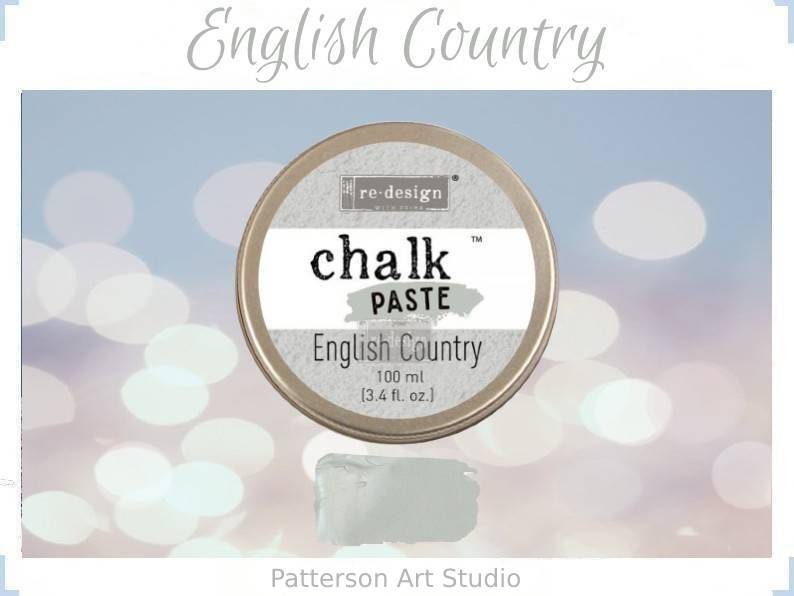 Chalk Paste - ENGLISH COUNTRY - Re-Design with Prima - for Stenciling  Silk Screening and More