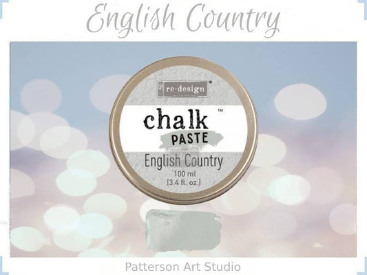 Chalk Paste - ENGLISH COUNTRY - Re-Design with Prima - for Stenciling  Silk Screening and More