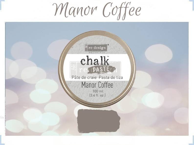 Chalk Paste - MANOR COFFEE - Re-Design with Prima - for Stenciling  Silk Screening and More