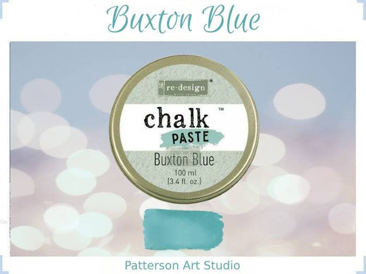 Chalk Paste - Buxton Blue - Re-Design with Prima - for Stenciling  Silk Screening and More