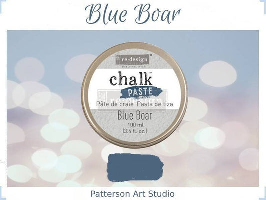 Chalk Paste - BLUE BOAR - Re-Design with Prima - for Stenciling Silk Screening and More