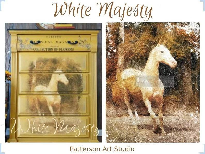 New! Redesign with Prima A1 Decoupage Rice Fine Art Decor Paper White Majesty 23.4"x33.1"