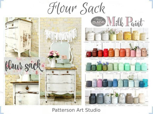 Sweet Pickins Milk Paint - True White - FLOUR SACK