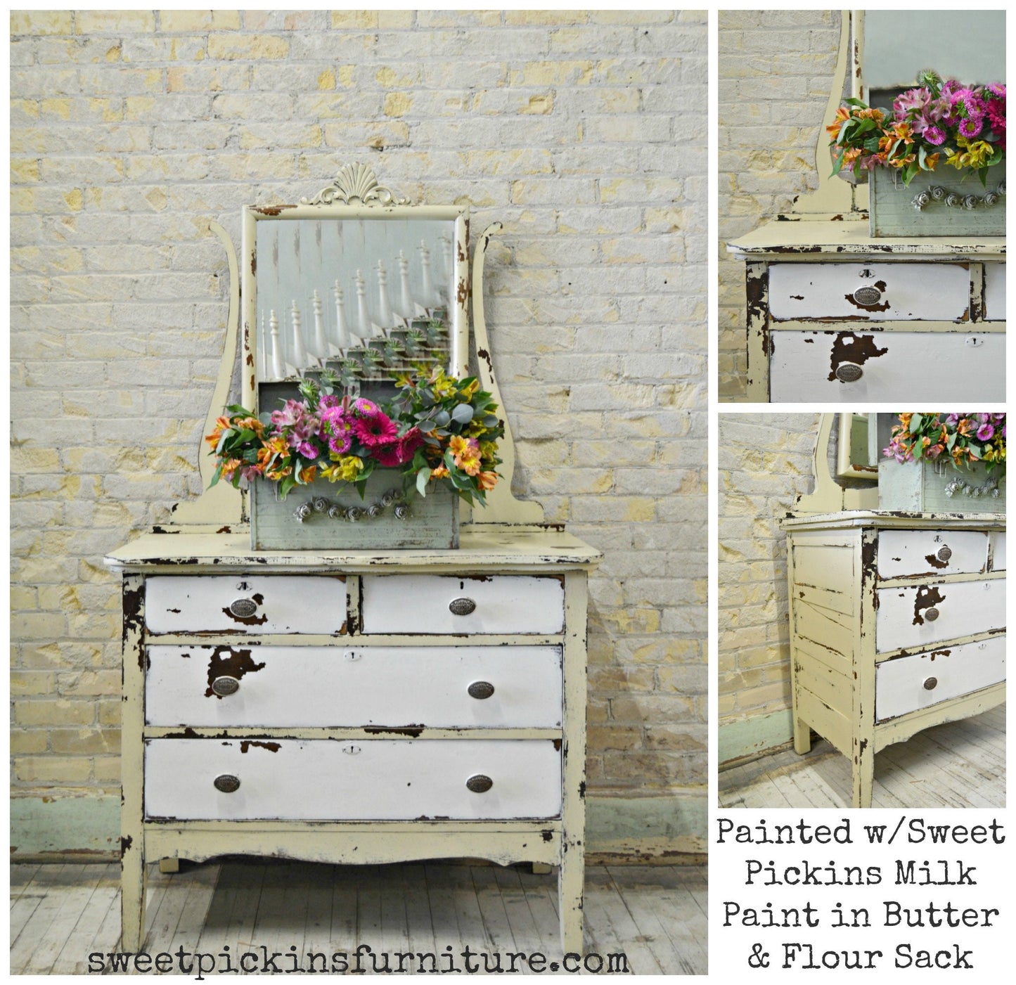 Sweet Pickins Milk Paint - A Sweet Creamy Butter Color   - BUTTER