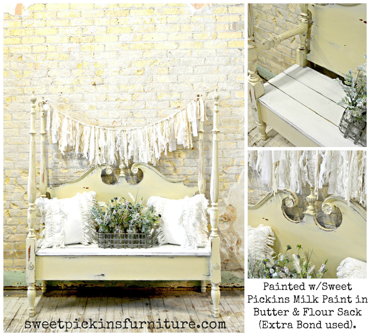 Sweet Pickins Milk Paint - A Sweet Creamy Butter Color   - BUTTER