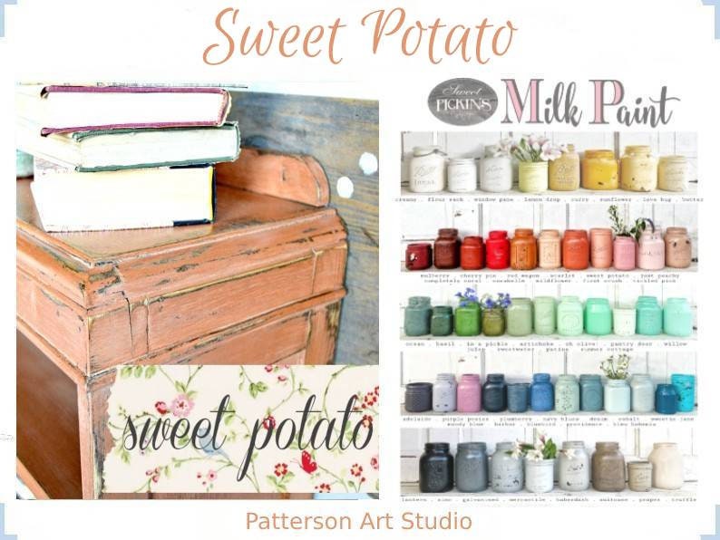 Sweet Pickins Milk Paint - Muted Orange   -  SWEET POTATO