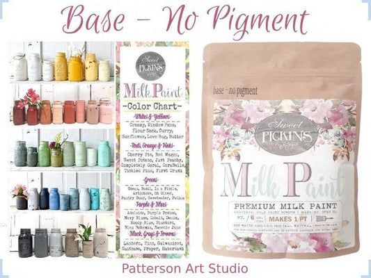 Sweet Pickins Milk Paint - No pigment - Colorless - Add Your Own Color - COLORLESS BASE