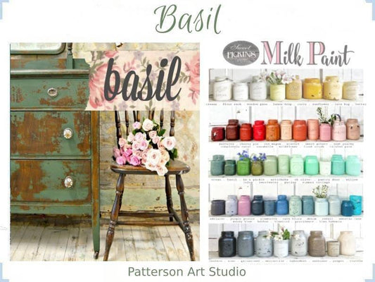 Sweet Pickins Milk Paint - A Forest Green - Basil