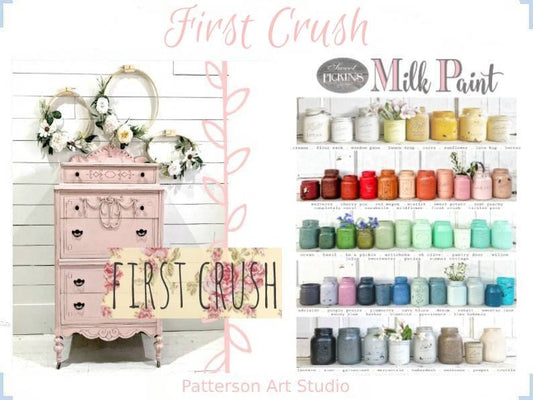 Sweet Pickins Milk Paint - A True Light Pink   -  FIRST CRUSH