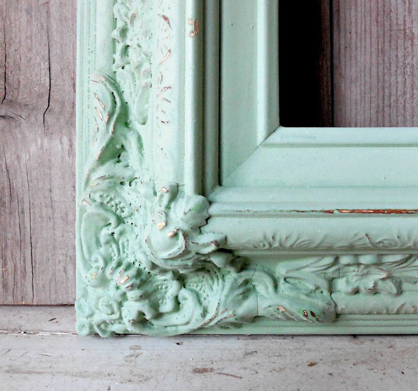 Sweet Pickins Milk Paint - Mid toned Vintage Green  -  PANTRY DOOR