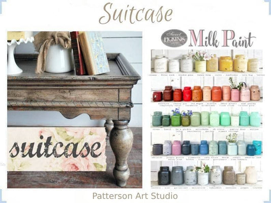 Sweet Pickins Milk Paint -A Driftwood Grey Brown  - SUITCASE